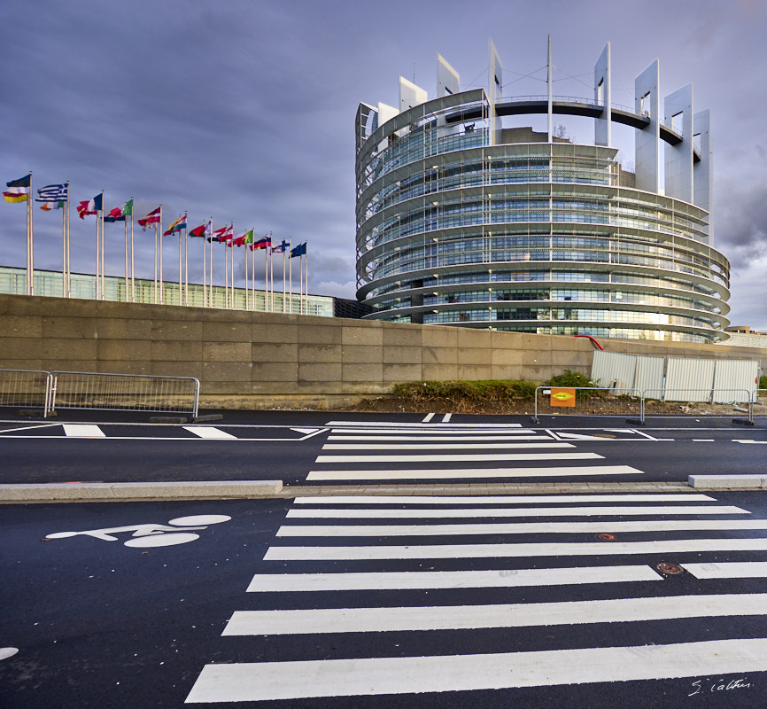 © All Rights Reserved - 2024-01-24 14:30:01 - f/4.5 1/80sec ISO-100 14mm - France, Alsace, Strasbourg, Parlement européen