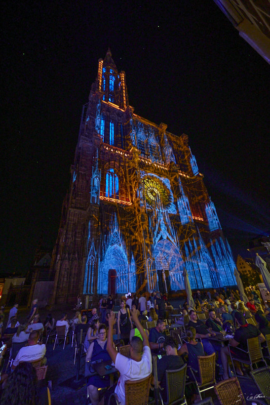 © All Rights Reserved - 2024-08-10 21:00:05 f/4 1/13sec ISO-2500 14mm - France, Strasbourg, Cathédrale