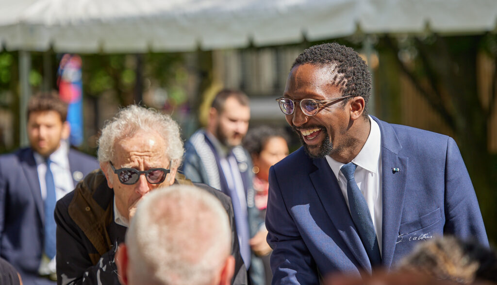 © All Rights Reserved - - - France - Rwanda - Paris - Inauguration de la stèle pour la mémoire du génocide des Tutsi - 2 juin 2026 -
Hervé Berville, député français de Bretagne - orphelin rwandais