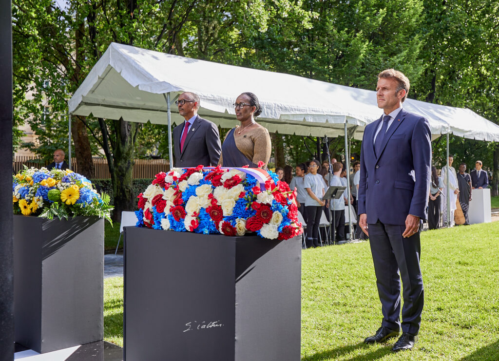 © All Rights Reserved - - - France - Rwanda - Paris - Inauguration de la stèle pour la mémoire du génocide des Tutsi - 2 juin 2026