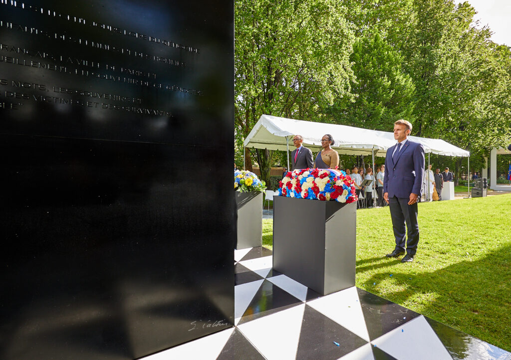© All Rights Reserved - - - France - Rwanda - Paris - Inauguration de la stèle pour la mémoire du génocide des Tutsi - 2 juin 2026
