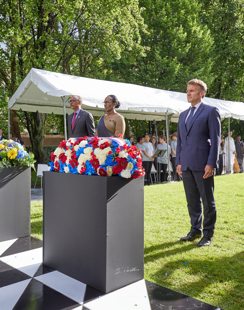 © All Rights Reserved - - - France - Rwanda - Paris - Inauguration de la stèle pour la mémoire du génocide des Tutsi - 2 juin 2026