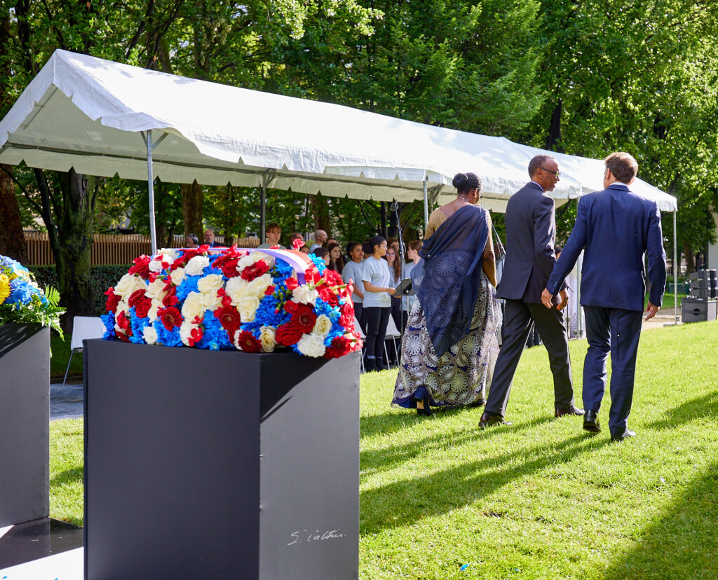 © All Rights Reserved - - - France - Rwanda - Paris - Inauguration de la stèle pour la mémoire du génocide des Tutsi - 2 juin 2026