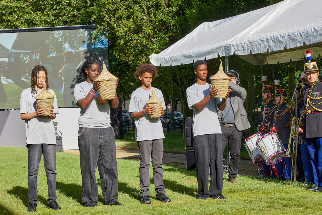 © All Rights Reserved - - - France - Rwanda - Paris - Inauguration de la stèle pour la mémoire du génocide des Tutsi - 2 juin 2026